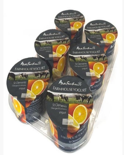 Picture of (Pre-Order) ALSTON FARM ST CLEMENTS ORANGES & LEMONS YOGURT 6X150G