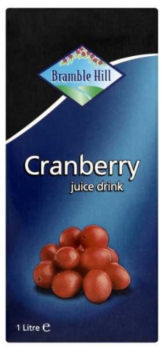 Picture of CRANBERRY JUICE BRAMBLE HILL 12x1LT