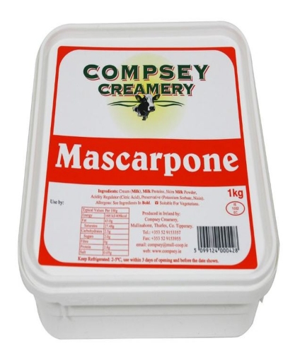 Picture of MASCARPONE SOFT CHEESE TUB 1KG