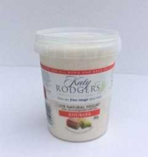 Picture of KATY RODGERS RHUBARB YOGURT 490G