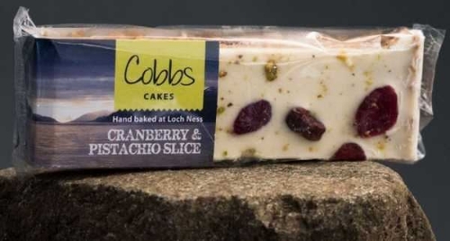 Picture of COBBS INDIVIDUAL CRANBERRY PISTACHIO SLICE 21X80G