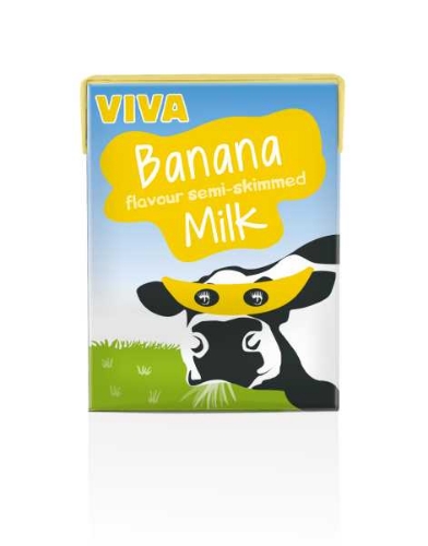 Picture of VIVA BANANA FLAVOURED MILK 27X200ML