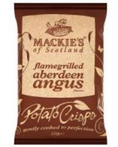 Picture of MACKIES ABERDEEN ANGUS CRISPS 12X150G