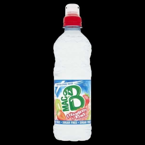 Picture of MAC B STRAWBERRY & KIWI FLAVOURED SPRING WATER 12x500ML