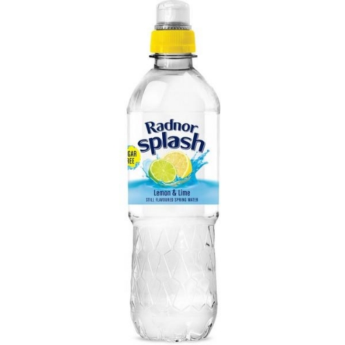 Picture of RADNOR SPLASH LEMON & LIME FLAVOURED STILL WATER 12x500ML