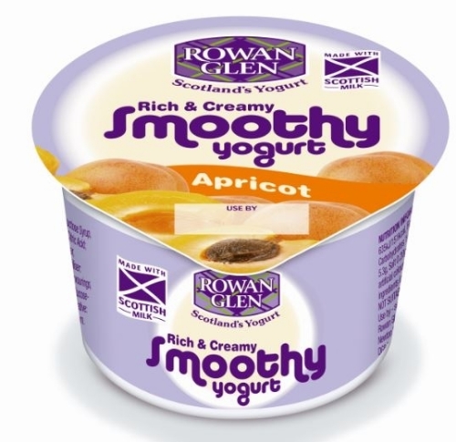 Picture of ROWAN GLEN RICH & CREAMY SMOOTH APRICOT YOGURT 12X85G