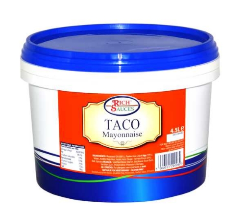 Picture of RICH SAUCES TACO MAYONNAISE 4.5LT