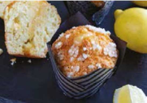 Picture of FROZEN TULIP MUFFIN LEMON & WHITE CHOCOLATE 24x115G