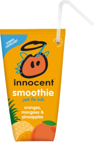 Picture of INNOCENT KIDS SMOOTHIE ORANGE MANGO & PINEAPPLE 4x150ML