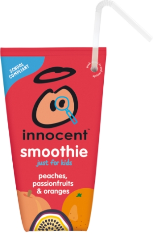 Picture of INNOCENT KIDS SMOOTHIE PEACHES PASSION FRUIT & ORANGE 4x150ML