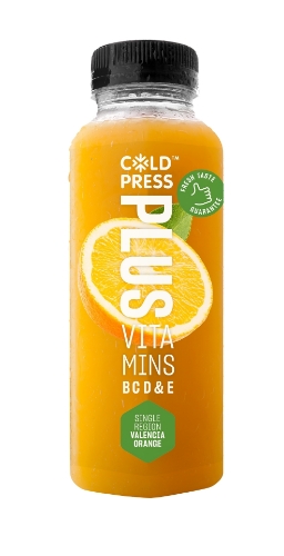 Picture of COLDPRESS PLUS VALENCIA ORANGE JUICE 8X250ML