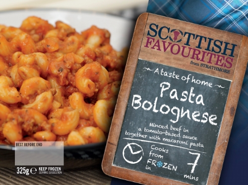 Picture of FROZEN SCOTTISH FAVOURITES PASTA BOLOGNESE 12X325G