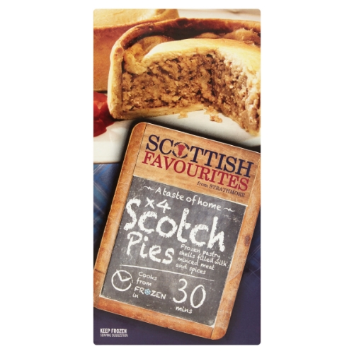 Picture of FROZEN SCOTTISH FAVOURITES SCOTCH PIES 12X4X145G