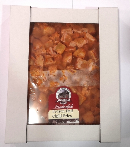 Picture of FROZEN CLOUGHBANE DELI CHILLI FRIES TRAY 1.75KG