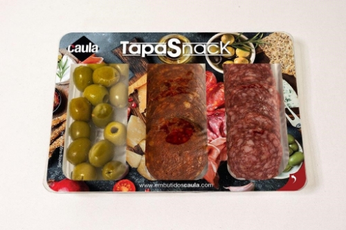 Picture of TAPAS SALAMI PEPPERONI & OLIVES 120G