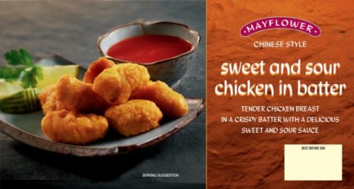 Picture of FROZEN MAYFLOWER SWEET & SOUR CHICKEN IN BATTER 12X255G