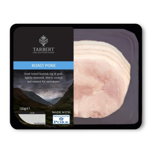 Picture of TARBERT SLICED SCOTTISH ROAST PORK 130G