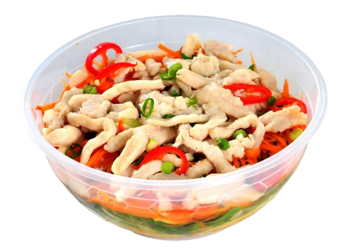 Picture of FROZEN KING ASIA COOKED SHREDDED CHICKEN 6x1KG