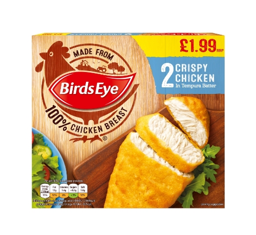 Picture of FROZEN BIRDS EYE 2 CRISPY CHICKEN 12X170G £1.99 PMP