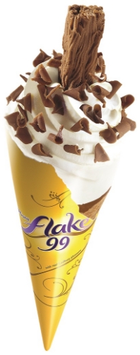 Picture of FROZEN FRONERI CADBURY FLAKE 99 CONE 24X125ML