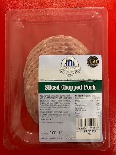 Picture of ROBERTSONS CHOPPED PORK 10X100G