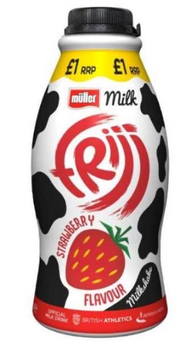 Picture of FRIJJ STRAWBERRY FLAVOURED MILK UHT 10x400ML £1.00 PMP