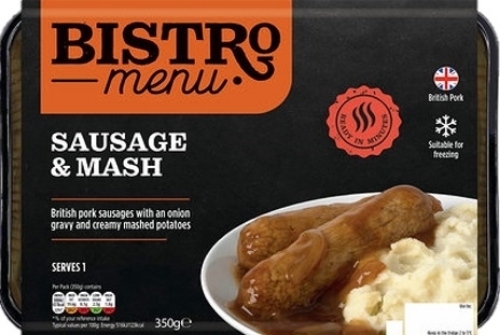 Picture of BISTRO MENU SAUSAGE & MASH 350G