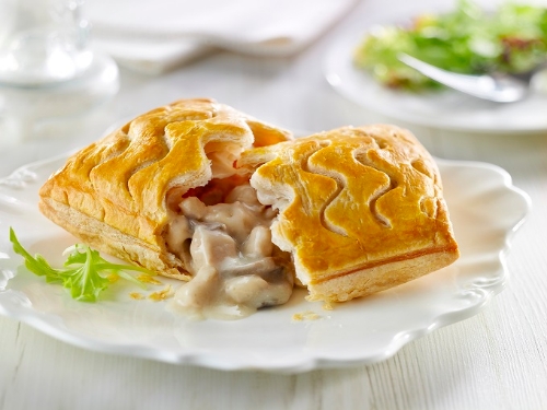 Picture of FROZEN WRIGHTS CHICKEN & MUSHROOM SLICE 36X175G