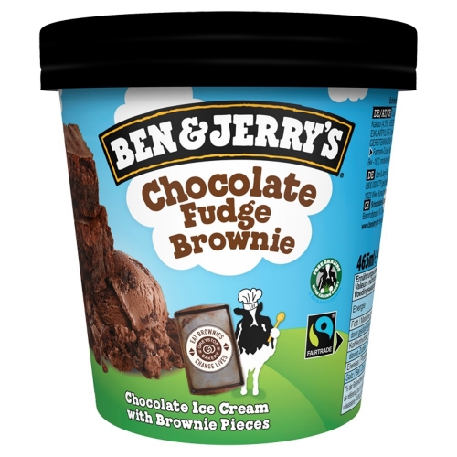 Picture of FROZEN BEN & JERRYS CHOCOLATE FUDGE BROWNIE 8X465ML