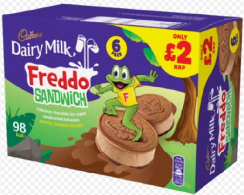 Picture of FROZEN FREDDO SANDWICH MULTIPACK 8X6PK £2.00 PMP