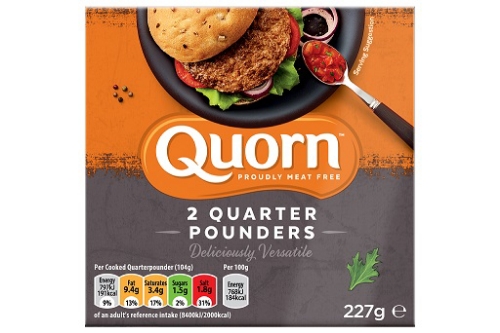 Picture of FROZEN QUORN 2 QUARTER POUNDERS 8X227G