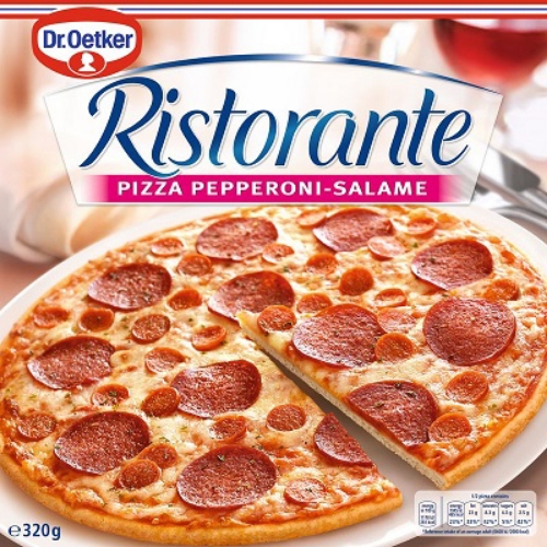 Picture of FROZEN DR OETKER RISTORANTE PEPPERONI SALAMI 7X320G