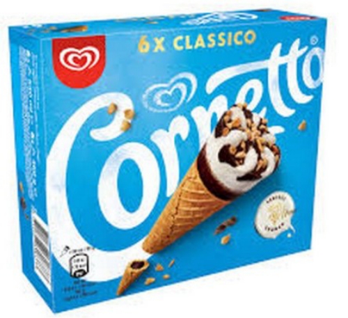 Picture of FROZEN WALLS 6 CORNETTO CLASSICO MULTIPACK 6X540ML