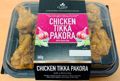 Picture of PK CHICKEN TIKKA PAKORA & RAITA DIP 6x360G