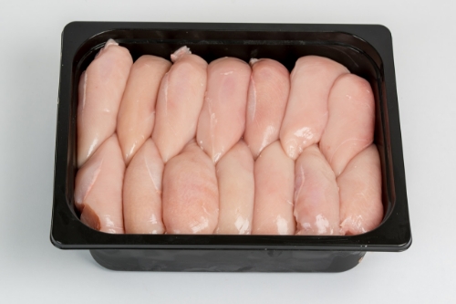 Picture of POLISH RAW CHICKEN BREASTS 200-230G X 5KG TRAY