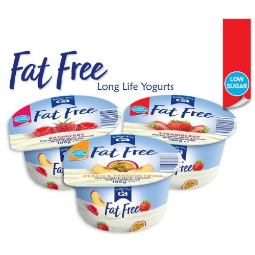 Picture of GOLDEN ACRE ASSORTED FAT FREE YOGURT LOW SUGAR 20x100G