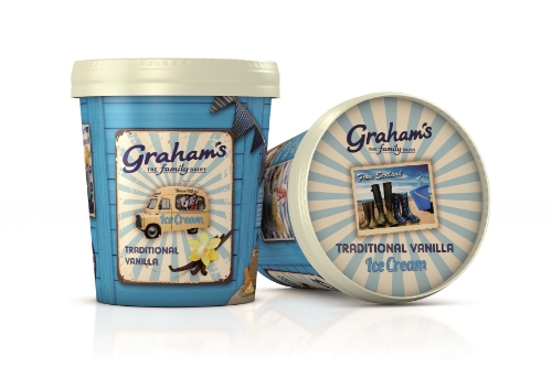 Picture of FROZEN GRAHAMS VANILLA ICE CREAM 12x100ML