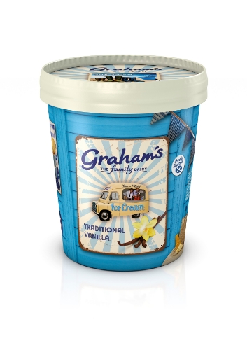 Picture of FROZEN GRAHAMS VANILLA ICE CREAM 6x500ML