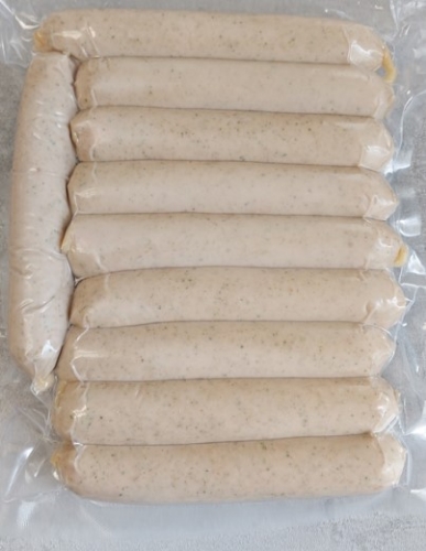 Picture of FROZEN BRATWURST SAUSAGES BAG 10s 900G