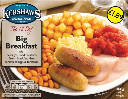 Picture of FROZEN KERSHAWS BIG BREAKFAST 6X400G £1.89 PMP