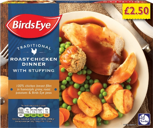 Picture of FROZEN BIRDS EYE ROAST CHICKEN DINNER 6X400G £2.50 PMP