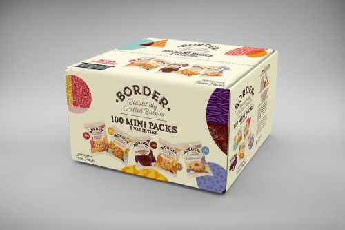 Picture of BORDER 100 MINI PACKS BISCUIT ASST (5 VARIETIES)