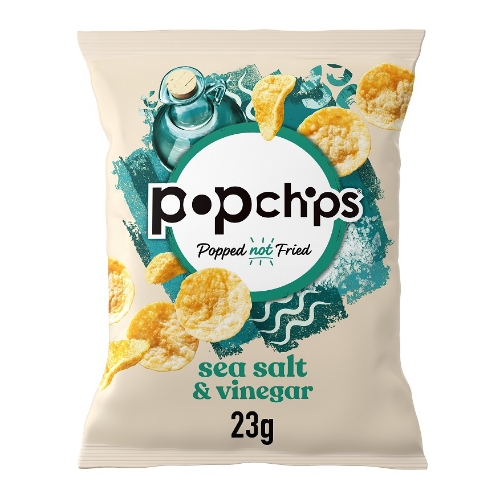 Picture of POPCHIPS SEA SALT & VINEGAR 24x23G