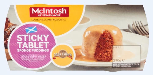 Picture of MCINTOSH STICKY TABLET SPONGE PUDDINGS 210G