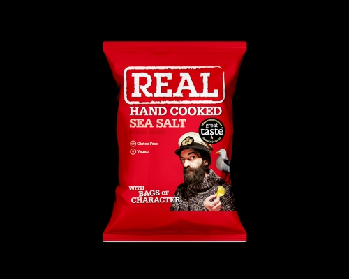 Picture of REAL CRISPS SEA SALT 24x35G