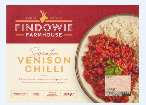 Picture of FINDOWIE FARMHOUSE VENISON CHILLI 380G