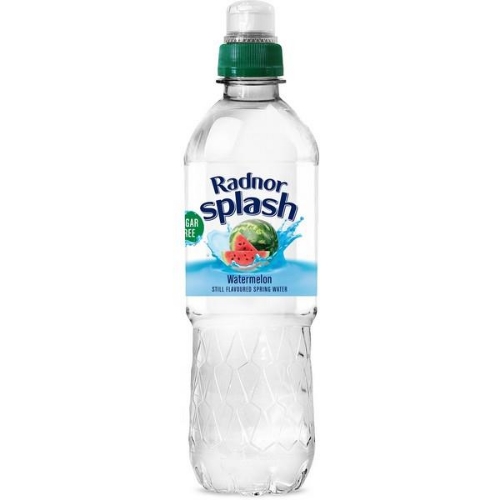 Picture of RADNOR SPLASH WATERMELON FLAVOURED STILL WATER 12x500ML