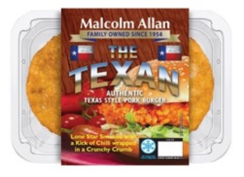 Picture of MALCOLM ALLAN TEXAN PORK BURGERS 350G