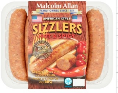 Picture of MALCOLM ALLAN SIZZLERS AMERICAN STYLE 500G