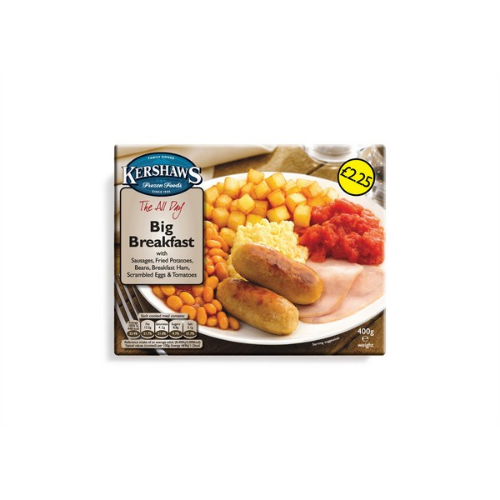 Picture of FROZEN KERSHAWS BIG BREAKFAST 12X400G £2.25 PMP